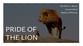 Pride of the Lion Concert Band sheet music cover